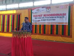 KIP Aceh Timur Gelar Rakor Pemutahiran Data Pemilu 2019