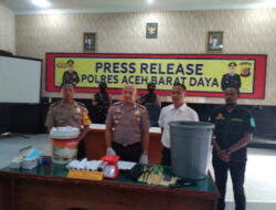 Simpan Ganja di Ember, MY Dibekuk Polres Abdya
