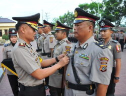 Polres Langsa Sertijab Dua Kapolsek, Manyak Payed dan Sungai Raya