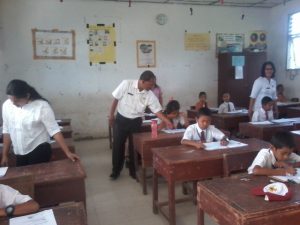 Pelaksanaan USBN SD Sub Rayon Siantar Narumonda Berakhir Hari Ini