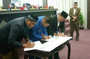 Tiga Fraksi DPRK Setujui Raqan APBK Aceh Singkil 2018   Dan Dua Raqan Lainnya