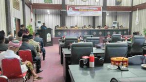 Dewan Sampaikan Raqan APBK Aceh Singkil Tahun 2018