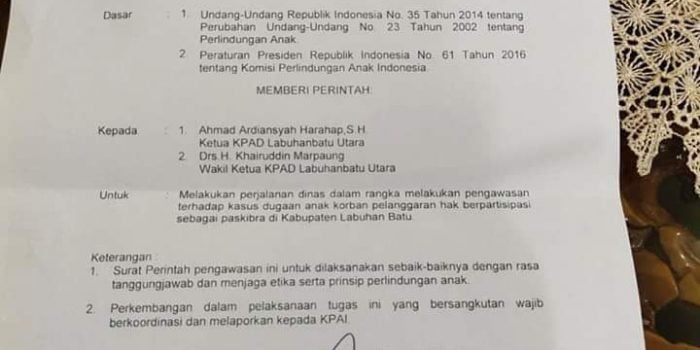 KPAI Investigasi Kasus Labuhanbatu Dicoret dari Anggota Paskibra