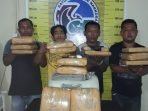 4 Kurir 15 Kg Ganja di Padangsidimpuan Dibekuk
