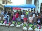 Jelajah Wisata Labuhanhaji Barat, AKBP Dedy Sadsono Bantu Anak Yatim-Piatu