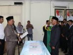 Sudarman Syarif Dilantik jadi Anggota KIP 2019-2024 Aceh Selatan