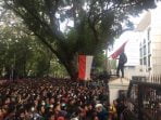 Teriakan Revolusi Berkumandang di Aksi Ribuan Mahasiswa Medan