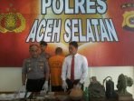 Gunakan Sianida, Penambang Emas Ilegal di Manggamat Ditangkap Polres Aceh Selatan