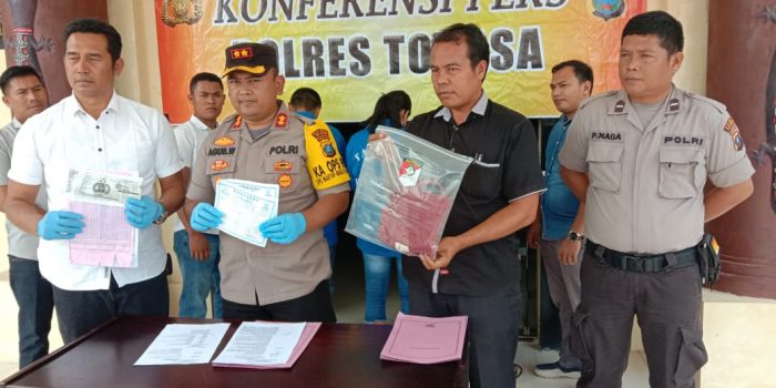 Sepasang Kekasih dan Perempuan Sindikat Pencurian Diamankan Polres Tobasa