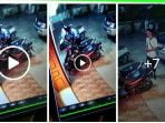 Curi Motor Terekam CCTV, Polisi Buru Pelaku