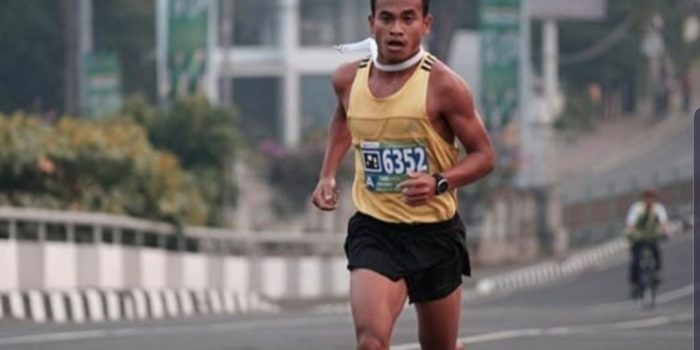 Juara Lomba Lari 10 K Porwil Sumatera, Danbrigif 7/RR Puji Pratu Welman Pasaribu