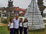 Uniknya Pohon Natal di Taman Kota Kabanjahe
