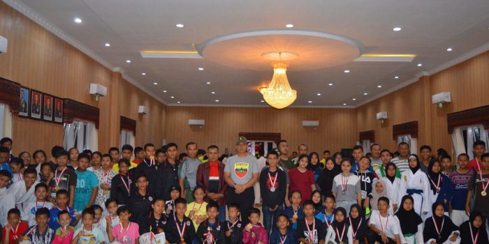 Kejuaraan Karate Open Piala Dandim 0212/Tapsel Di Tutup