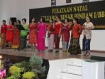 Keluarga Besar Rindam I/BB  Rayakan Natal  Bersama  Panti Asuhan