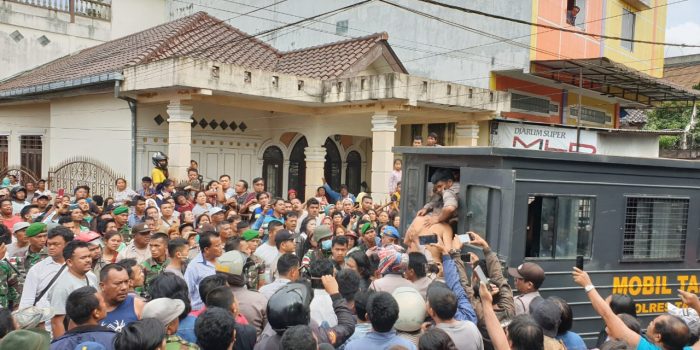 Pascakerusuhan 410 Napi Dievakuasi ke Polres Tanah Karo dan Polsek
