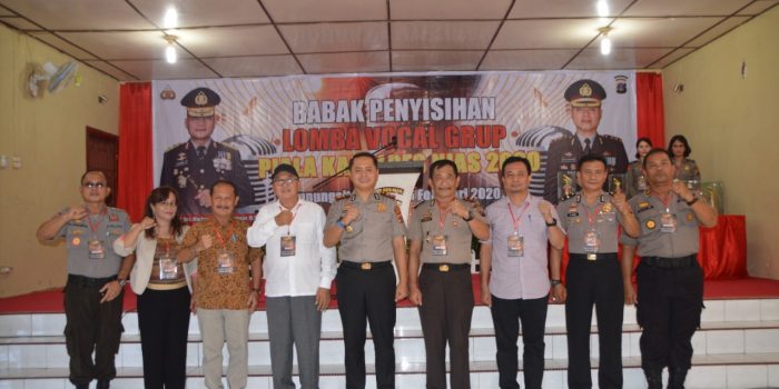 Perdana, Ratusan Peserta Antusias Ikuti Lomba Vocal Grup Piala Kapolres Nias