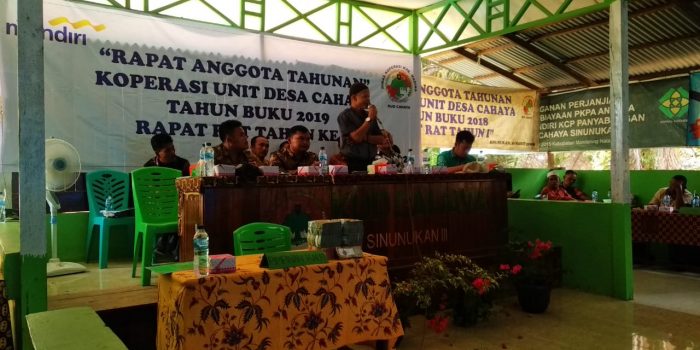 RAT Koperasi Unit Desa Cahaya Tahun Buku 2019 Berjalan Sukses