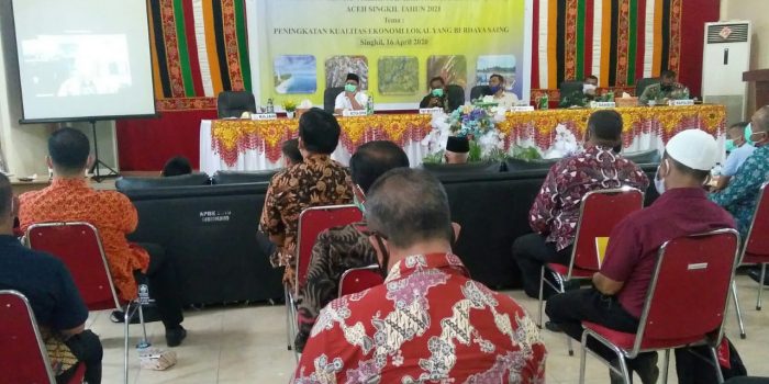 Video Conference Saat Musrenbang, Kepala Bappeda Aceh Kagum Potensi Aceh Singkil