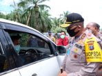 Soal Larangan Mudik, Kapolda Sumut Pantau Pos Check Point Perbatasan Sumut-Aceh