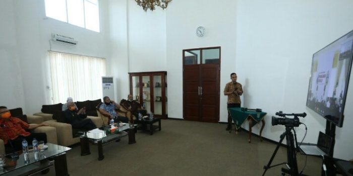 Bupati Asahan Ikuti Musrenbang RKPD Propsu Dengan Kemendagri