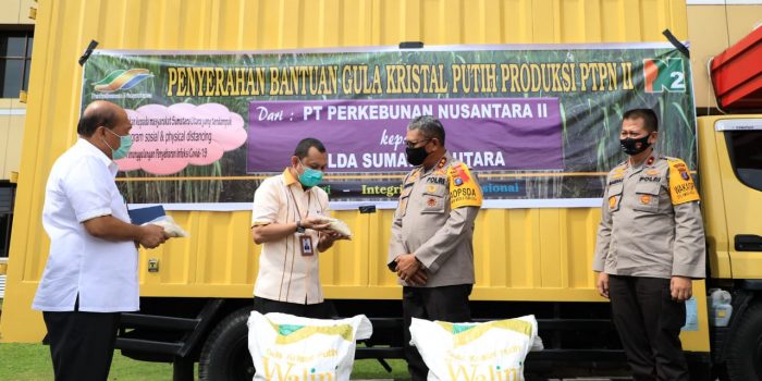 8 Ton Gula dari PTPN2 Segera Disalurkan Kapolda ke Warga Terdampak Covid-19