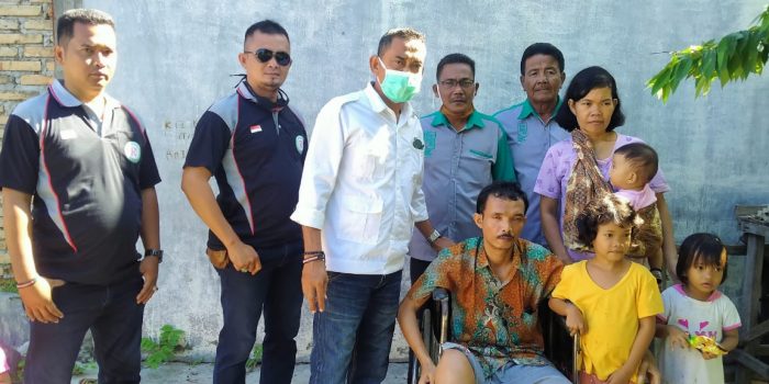 Rebon Medan Deli Bantu Penderita Tumor dan Bagi Sembako Ringankan Dampak Covid-19