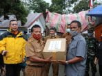 Wabup Karo Salurkan Bantuan Pemprovsu ke Masyarakat Kecamatan Barusjahe