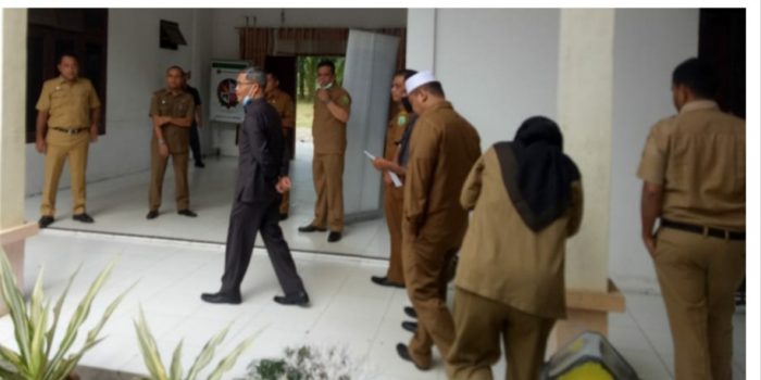 Sekda Palas Sidak Hari Pertama Kerja Pasca Lebaran, Kepala Bappeda, Kadis Kesehatan, Kadis Pariwisata, dan Kepala BPPD Bolos
