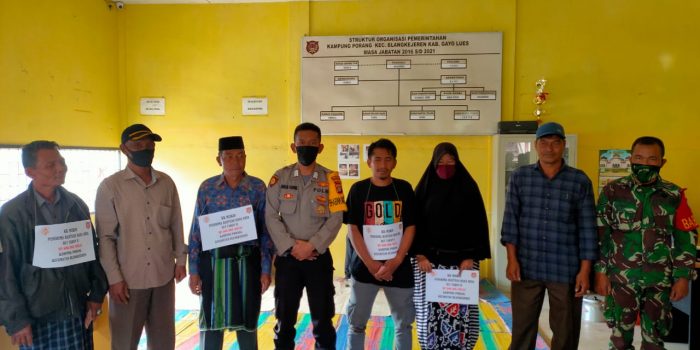 Desa Porang Salurkan BLT DD Tahap II Kepada 104 KK