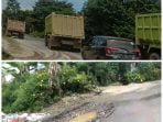 Gegara Proyek Balige By Pass, Akses Jalan ke Perkantoran Simanjalo Hancur
