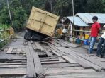 Jembatan Lapuk di Taput Mengenaskan
