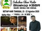Peringati HUT RI Ke 75, KBBR Paluta Gelar Nobar Film Perjuangan