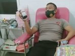 Personel Brimob Donorkan Darah Peringati HUT ke 92 RSUD Dr Pirngadi Medan