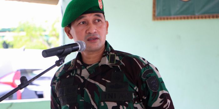 Dandim 0104/Atim Sambut Warga Baru dan Sertijab Enam Danramil