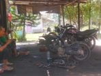 Bengkel Sepeda Motor  di Sawit Seberang Terdampak Pandemi Covid-19