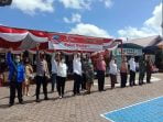 Kapolres Kampanyekan Penerapan AKB Covid-19 Kepada Bapaslon Bupati-Wabup Karo Pilkada 2020