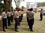 Polres Karo Siagakan 130 Personel Untuk Pengamanan Pendaftaran Balon di KPU Karo
