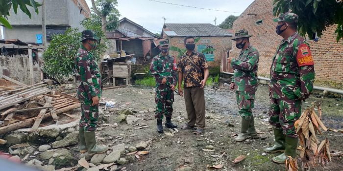 Tinjau Lokasi Pembangunan Mushola, Berikut Pesan Dansatgas TMMD 109 Kodim 0201/BS