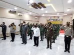 Kodim 0203/Langkat Ikuti Upacara Peringatan HUT ke 75 TNI