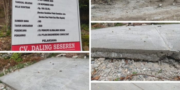 Proyek Penataan Lingkungan SDN 7 Putri Betung Diduga Asal Jadi, Konsultan Pengawas: Sudah Kami Surati