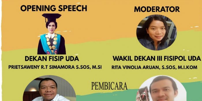 BEM Fisip UDA Gelar Webinar Nasional