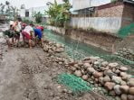 Tradisi Gotong Royong Tercipta di Lokasi TMMD Ke-109 Kodim 0201/BS