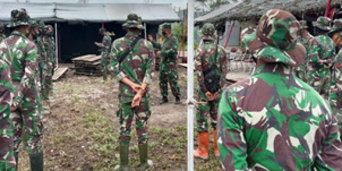 Tim Wasev Mabes TNI Tinjau TMMD Kodim 0201/BS