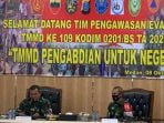 Tim Wasev Mabes TNI Kunjungi TMMD 109 Kodim 0201/BS