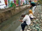 Bronjong Sungai Bekas Lokasi Pembangunan Satgas TMMD Ke-109, Jadikan Remaja Tempat Satai Sambil Memancing Ikan