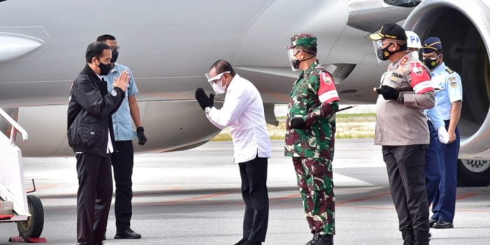 Edy Rahmayadi Dampingi Presiden RI Tinjau Kawasan Lumbung Pangan di Humbahas