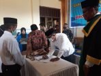 Patuhi Prokes, Pelantikan 42 Tuha Peut Kecamatan Kluet Timur Berlangsung Sukses