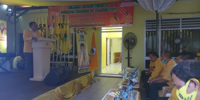 Konsolidasi Partai Golkar di Binjai, Tak Ada Alasan Golkar Tak Menang