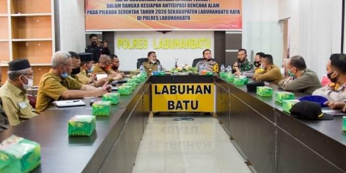 Forkopimda Labuhanbatu Raya Laksanakan Rapat Antisipasi Bencana