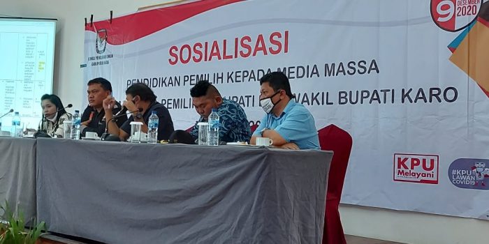 KPU Karo Ajak Jurnalis Berpartisipasi Cerdaskan Pemilih